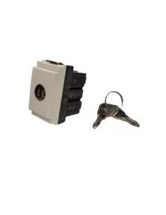 Vimar 16168.B Interruptor de llave bipolar Blanco